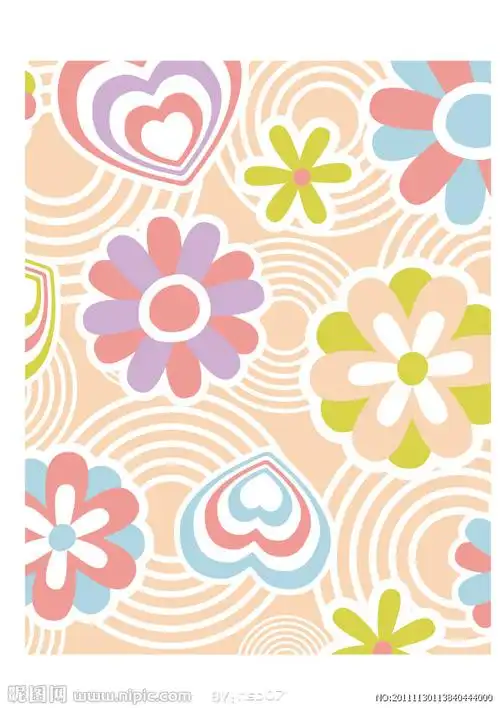 无缝花纹时尚底纹背景图片