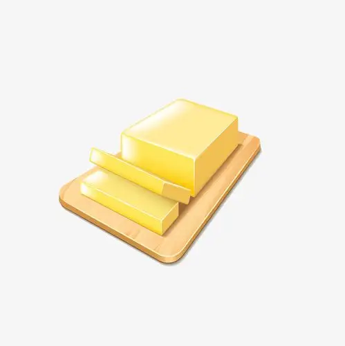 卡通芝士黄油免抠素材