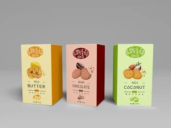 甄巧曲奇饼干包装设计
