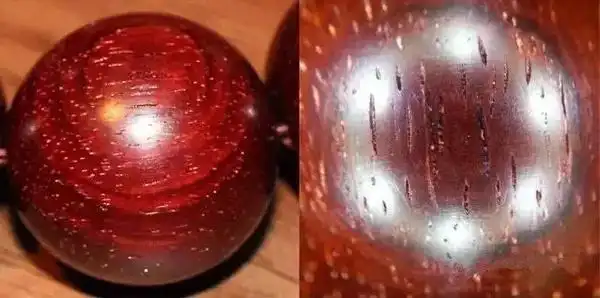 360度无死角详解小叶紫檀的金星,棕眼及牛毛纹