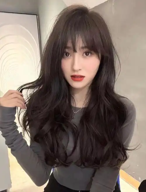 细软塌懒人福音中长发发型蓬松烫气垫烫