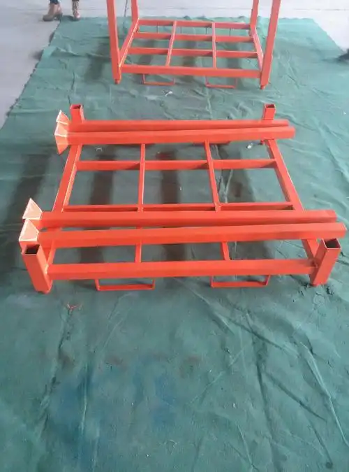 玉米储存容器和钢托盘 - buy 仓库工厂储物架,仓库存储铁架,可折叠储