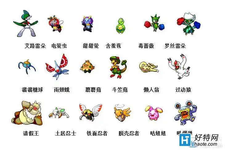 神奇宝贝进化顺序