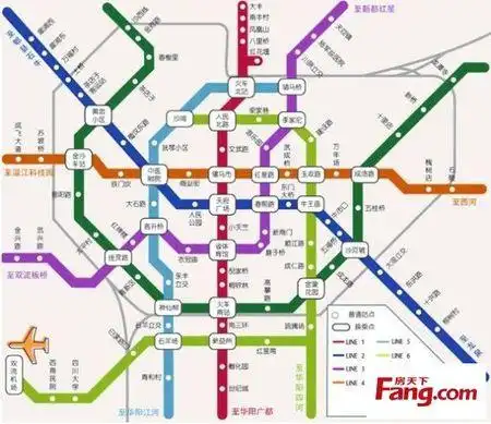 成都地铁27号线站点图