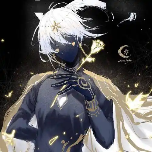 银发男生 , 超级好看的男头_动漫