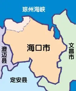 图文海口市行政区划作调整城市面积扩大十倍