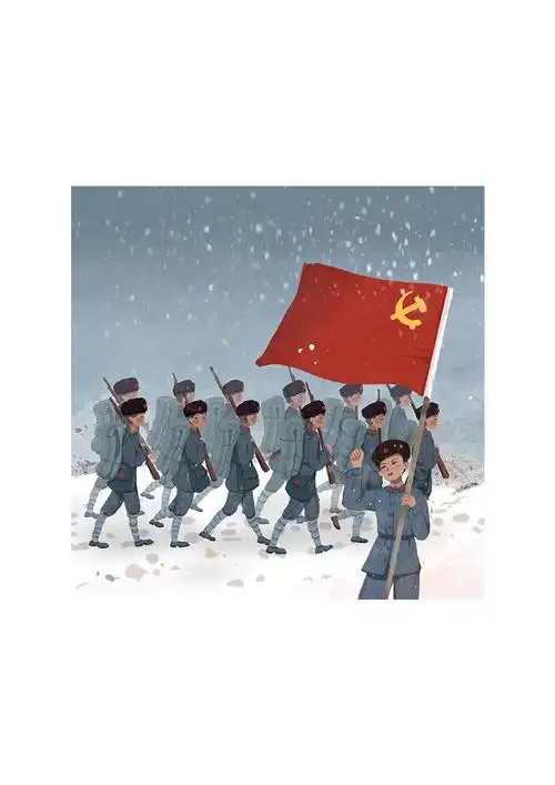 漫画丨红色经典关于红军长征的那些故事全国大学生网络文化节获奖作品