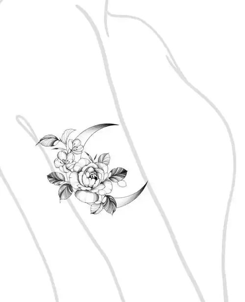 点刺素花纹身手稿合集