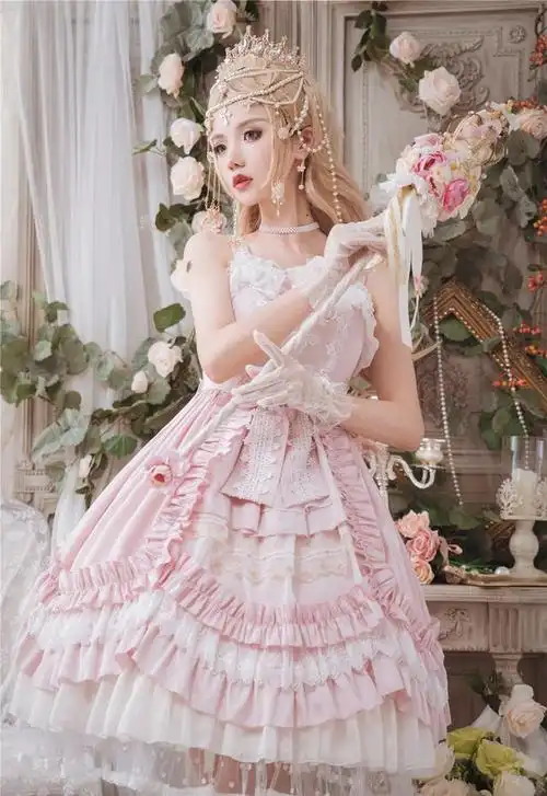 适合"贫民窟lo娘"的花嫁洛丽塔,平价却不廉价,怎么穿都好看!