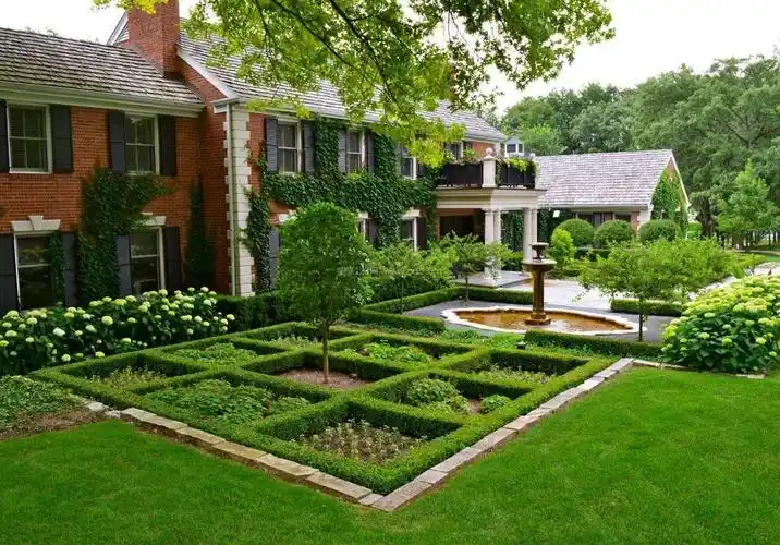 欧式风格别墅院子设计图片欣赏_装信通网效果图