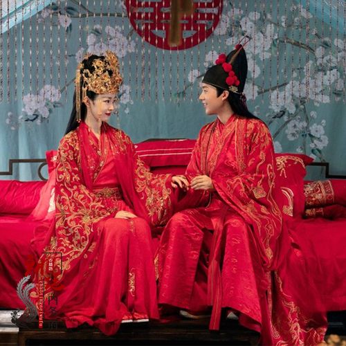 影视装赘婿郭麒麟宋轶同款唐朝汉服婚服中国风中式喜服新郎新娘服