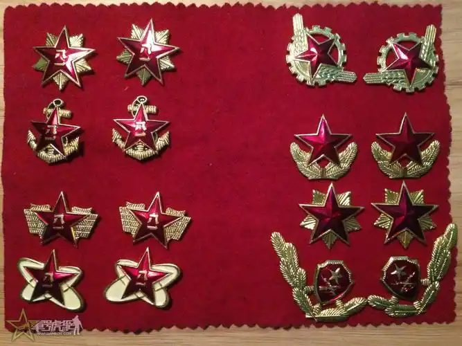 【耀眼的八一五星】————87式常服领花算是圆满了吧