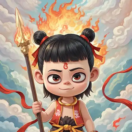 好看的女生版哪吒头像来啦!🔥