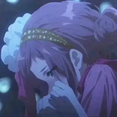 女生伤感动漫头像高清悲伤的女生头像伤感孤独动漫图片