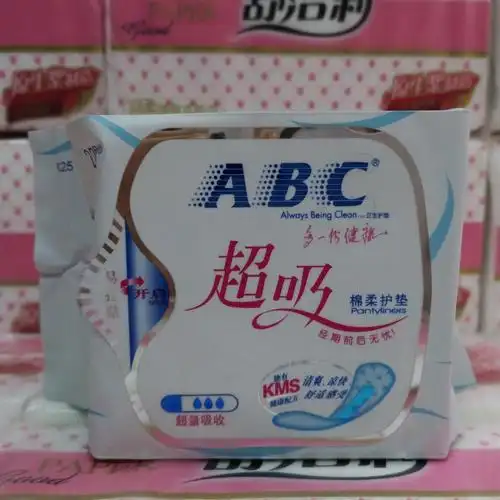 厂家生产abc超吸棉柔k25护垫22片