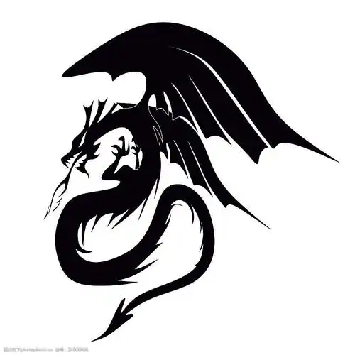 矢量龙纹图案图片-图行天下图库