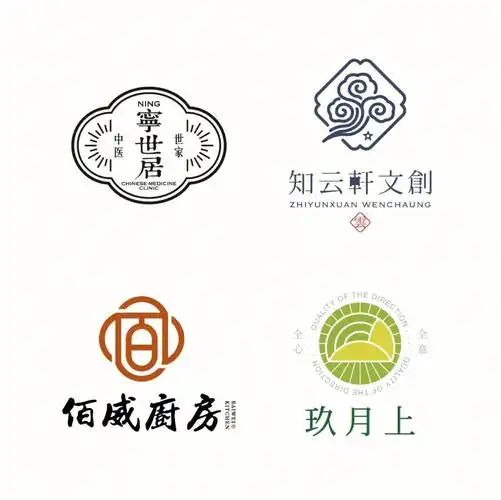 原创一组国潮风logo设计分享8