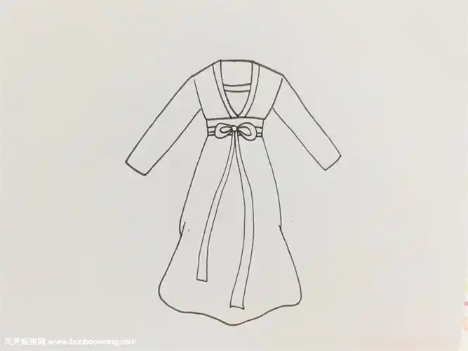 古装裙子画法 - 伴宝网