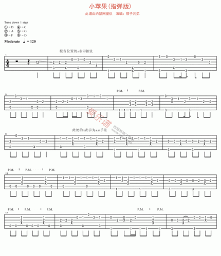 《筷子兄弟《小苹果(指弹版)》》吉他谱