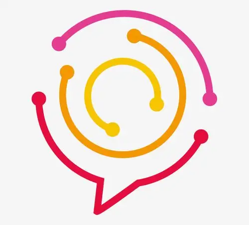 矢量点线logo素材