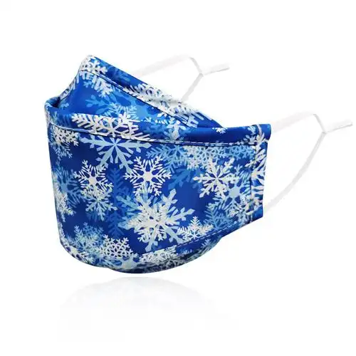 棉口罩鱼型柳叶型非一次性可水洗防尘透气现货批发鱼嘴型棉布口罩