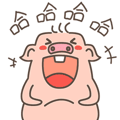 贱贱猪系列-微信表情包