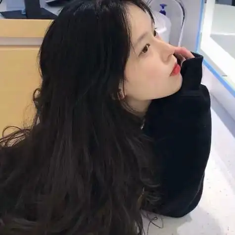 女生头像真人侧脸女头