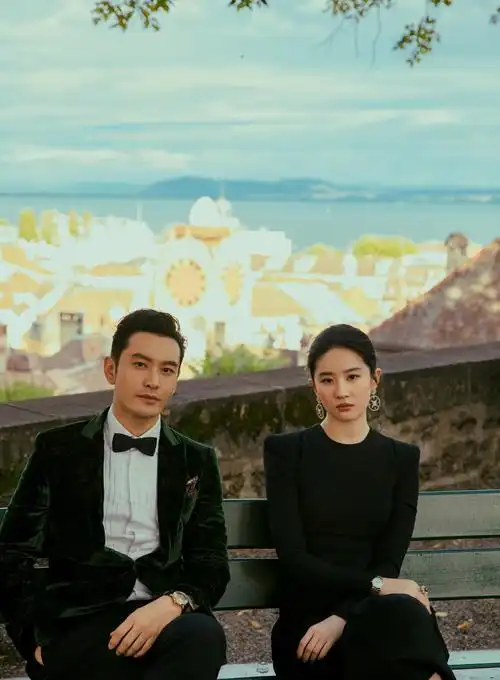 黄晓明刘亦菲时尚写真图片17