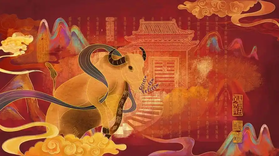 牛年开运(其他静态壁纸) - 静态壁纸下载 - 元气壁纸