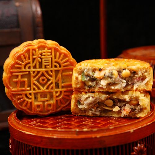 月饼广式五仁1000g大月散装多口口味豆沙老式月饼