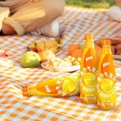 pepsi百事美年达橙味果汁气泡饮450ml12瓶