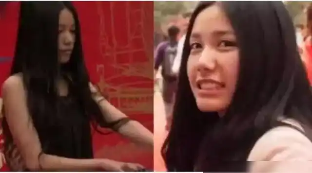 看得出来,万芙伽的身材很高挑,而且在原相机下得状态颜值十分高了.