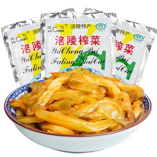 涪陵榨菜丝50g*10袋装下饭菜咸菜整箱腌泡菜酱菜榨菜传统老式风味
