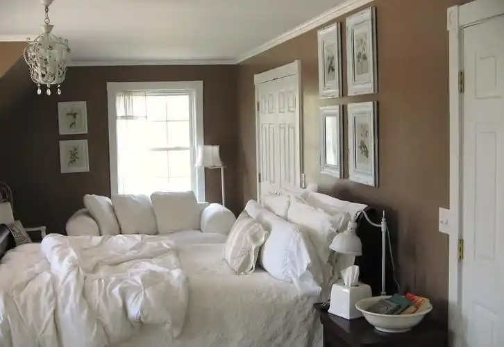 咖啡色墙面效果图