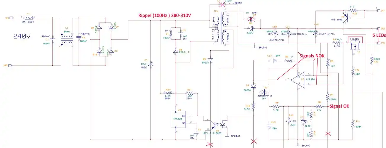 tny280gn 50-100hz rippel output