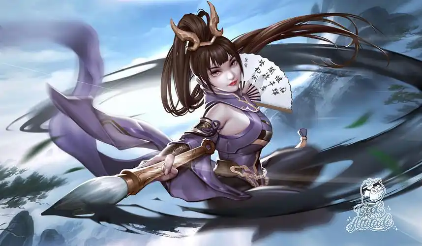 2举报收藏分享原创作品插画游戏原画王者上官婉儿美宣原画cgconcept