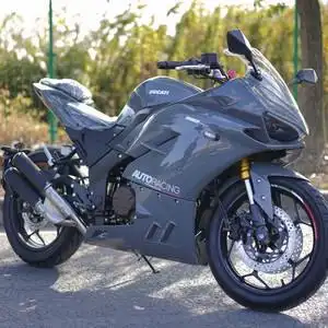 蛟龙400cc跑车国产杜卡迪摩托车重型机车双缸水冷趴赛整车可上牌