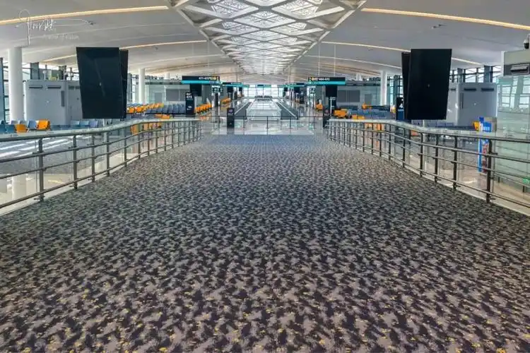 杭州国际机场t4航站楼试运行一组手机照片全方位展示它的真容