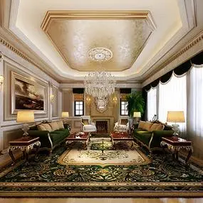 现代简约客厅装修效果图-东易日盛装饰集团官网