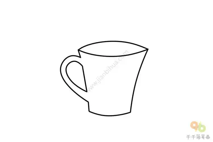 儿童简笔画杯子画法教程杯子简笔画图片画法儿童简笔画-杯子杯子简笔