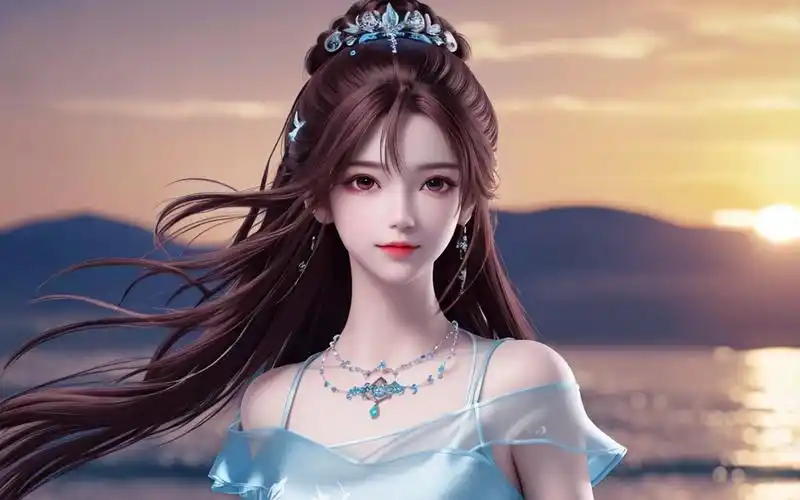 国漫女神4k高清壁纸:黄裙or蓝裙?不一样的叶倾仙不一样的感觉