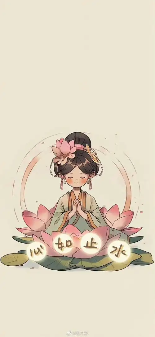 可可爱爱佛系壁纸6767cr简笔画