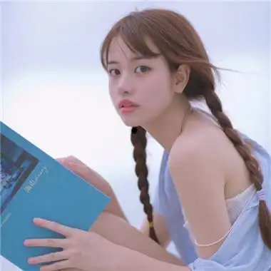 长发女生头像清新自然甜美风