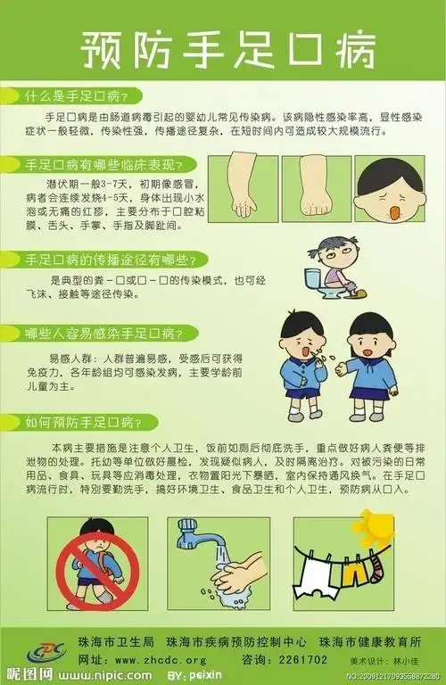 预防手足口病图片