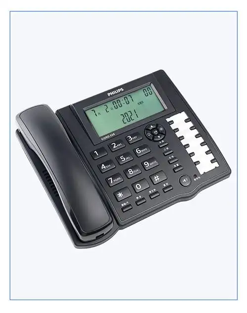 飞利浦办公商务电话机公司酒店宾馆前台大尺寸屏幕老板桌电话座机