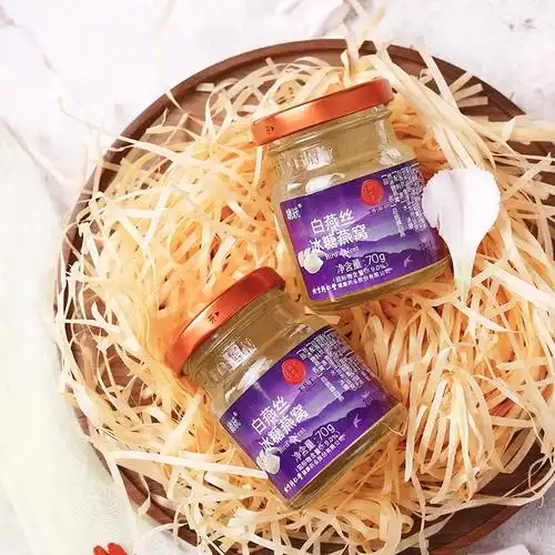 总统牌白燕丝冰糖燕窝礼盒420g70瓶6瓶