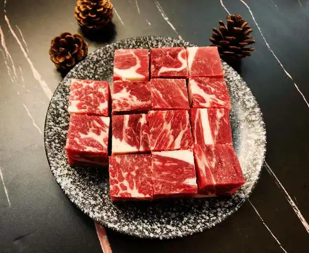 澳洲谷饲安格斯雪花牛肉粒200g