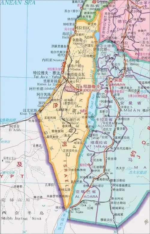 以色列地图
