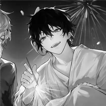 黑白兄弟头像一左一右动漫图片基友男生头像头像屋