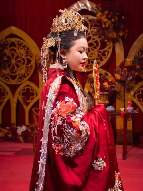 汉服嫁衣也太好看了吧